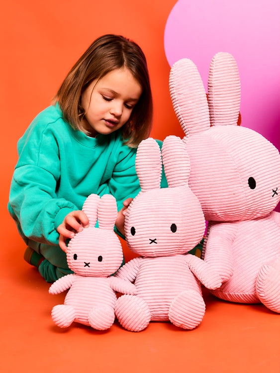 Coniglietto Miffy in velluto a coste Bon Ton Toys 23 cm