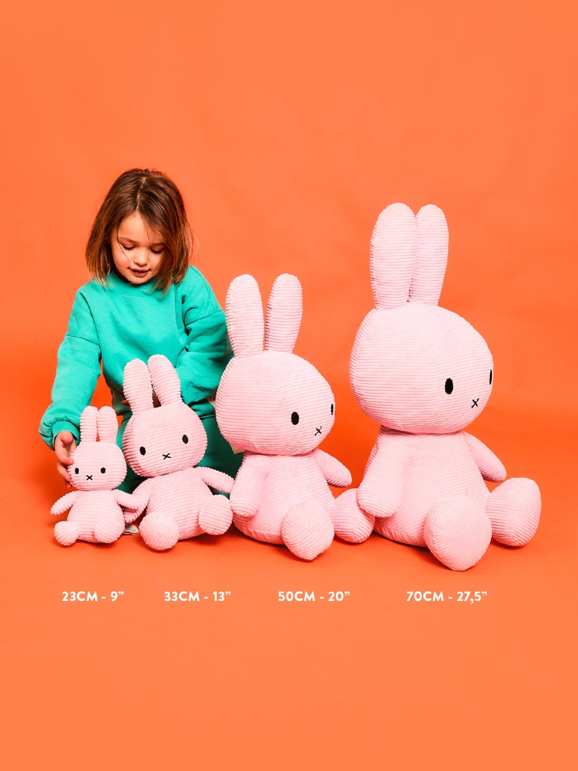 Coniglietto Miffy in velluto a coste Bon Ton Toys 33 cm