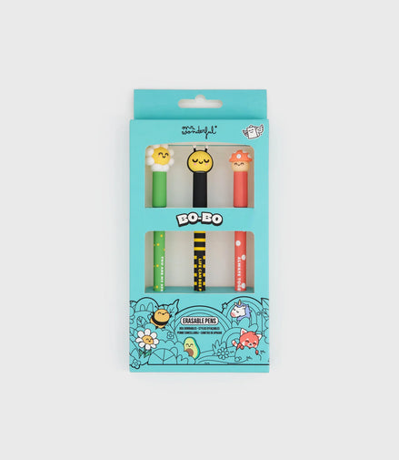 Set di 3 penne cancellabili - Mr Wonderful