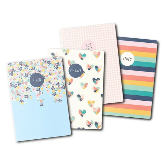 Set di 4 quadernini A6