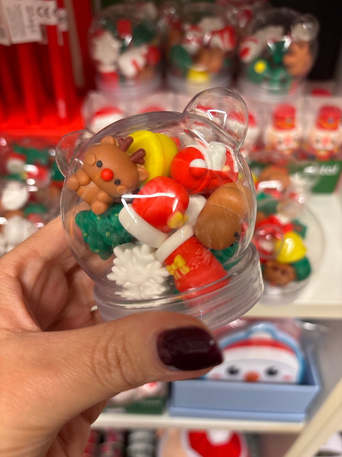 Barattolino gommine di Natale - Incanta