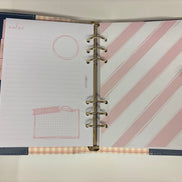 Planner con anelli A5 floreale