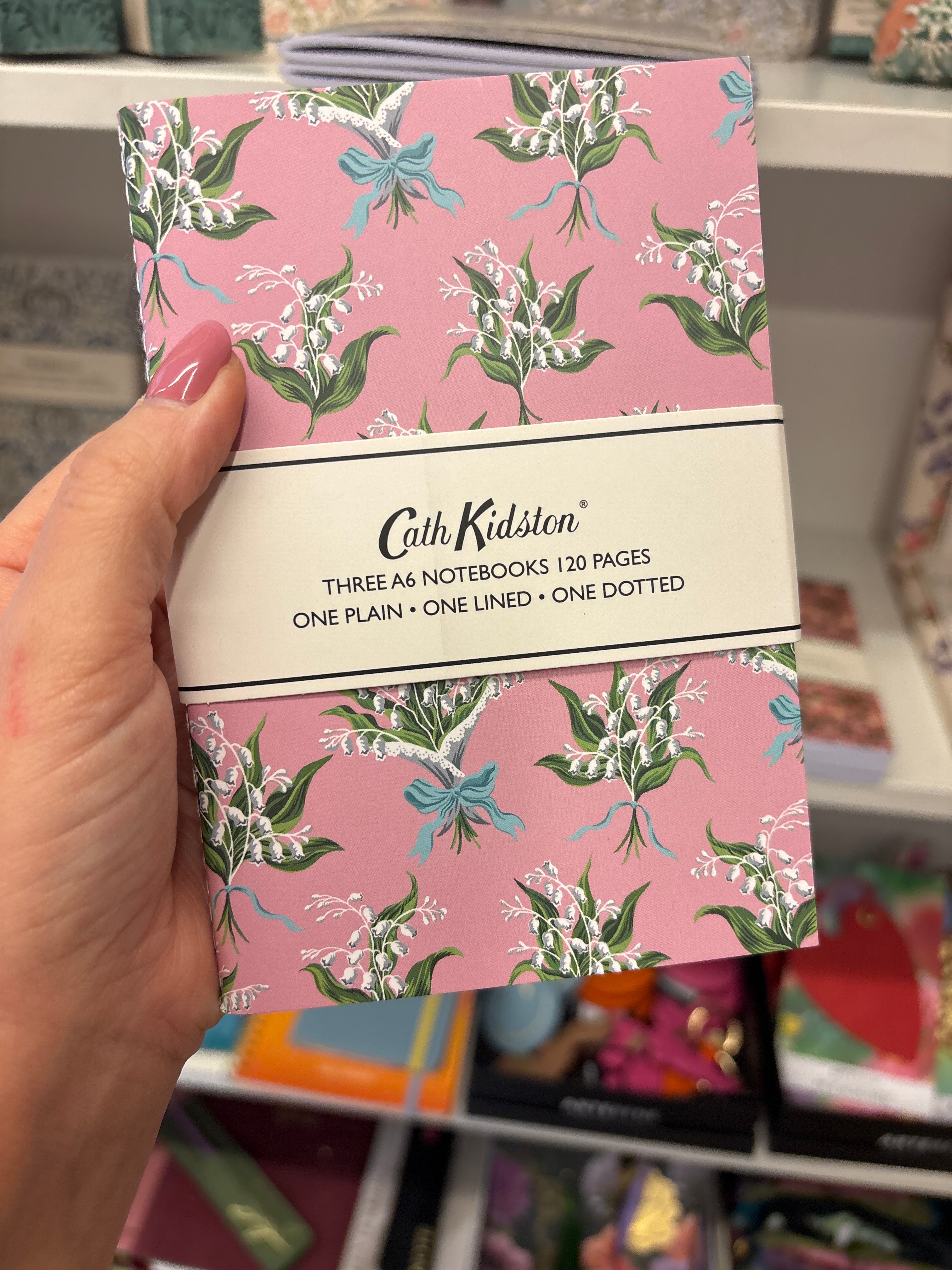 Set di 3 quaderni A6 Cath Kidston - Compatti, versatili e sempre con te