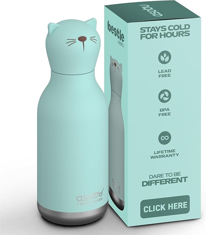 Borraccia Termica 460 ML  Gatto - Asobu