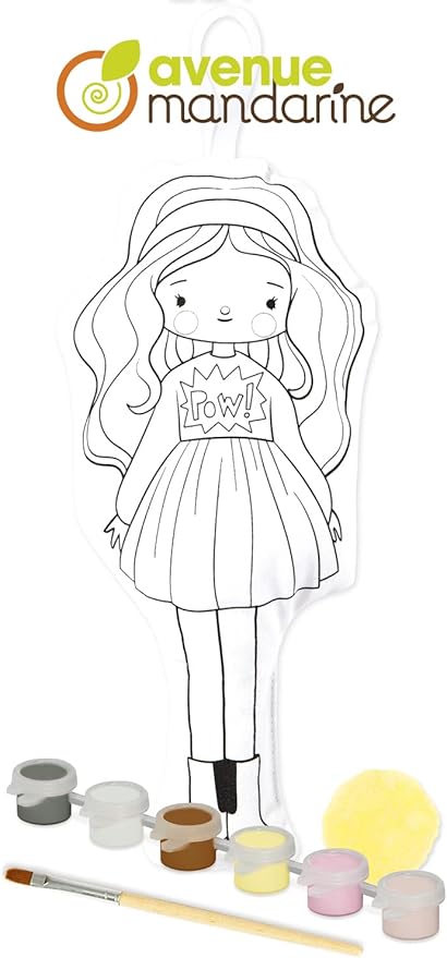 Bambola da colorare - Clara