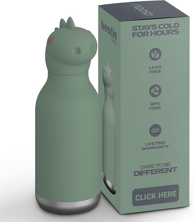 Borraccia Termica 460 ML Dinosauro - Asobu