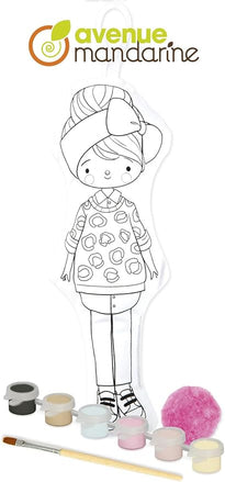 Bambola da colorare - Olivia