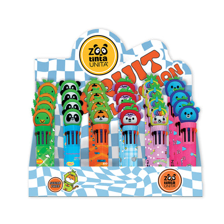 Penna 10 colori - Tinta Unita Zoo