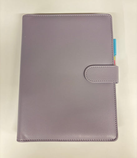 Planner A5 con 6 anelli lilla