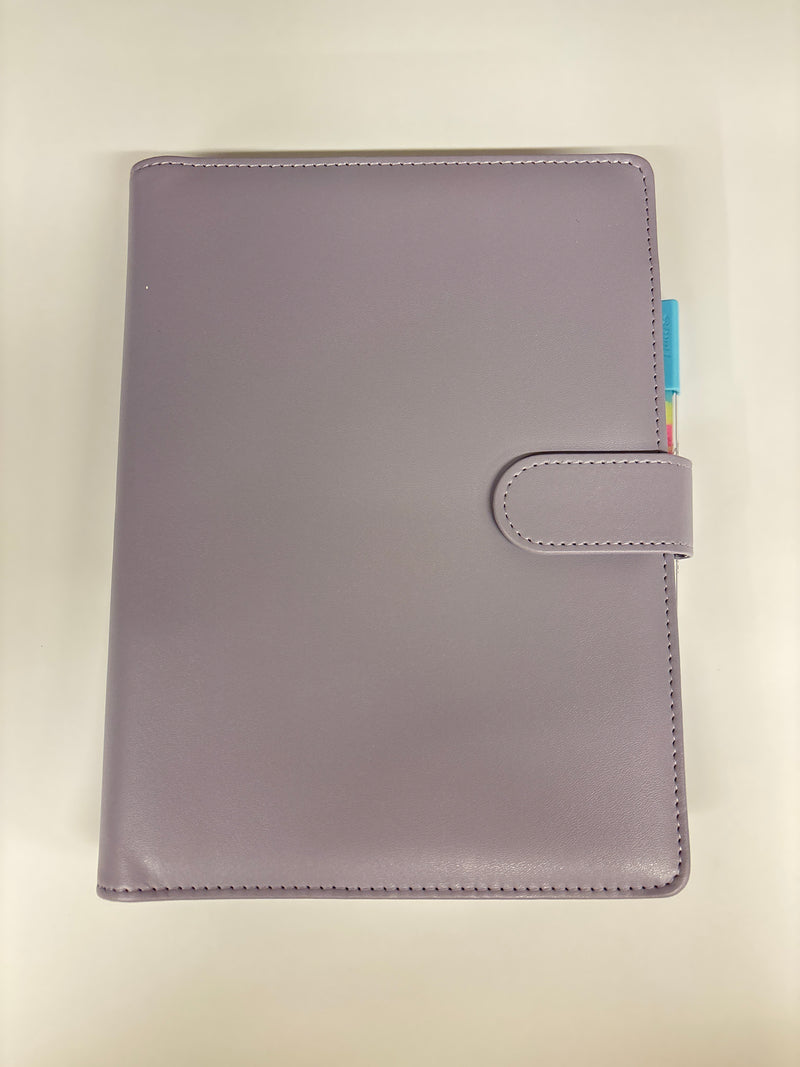 Planner A5 con 6 anelli lilla