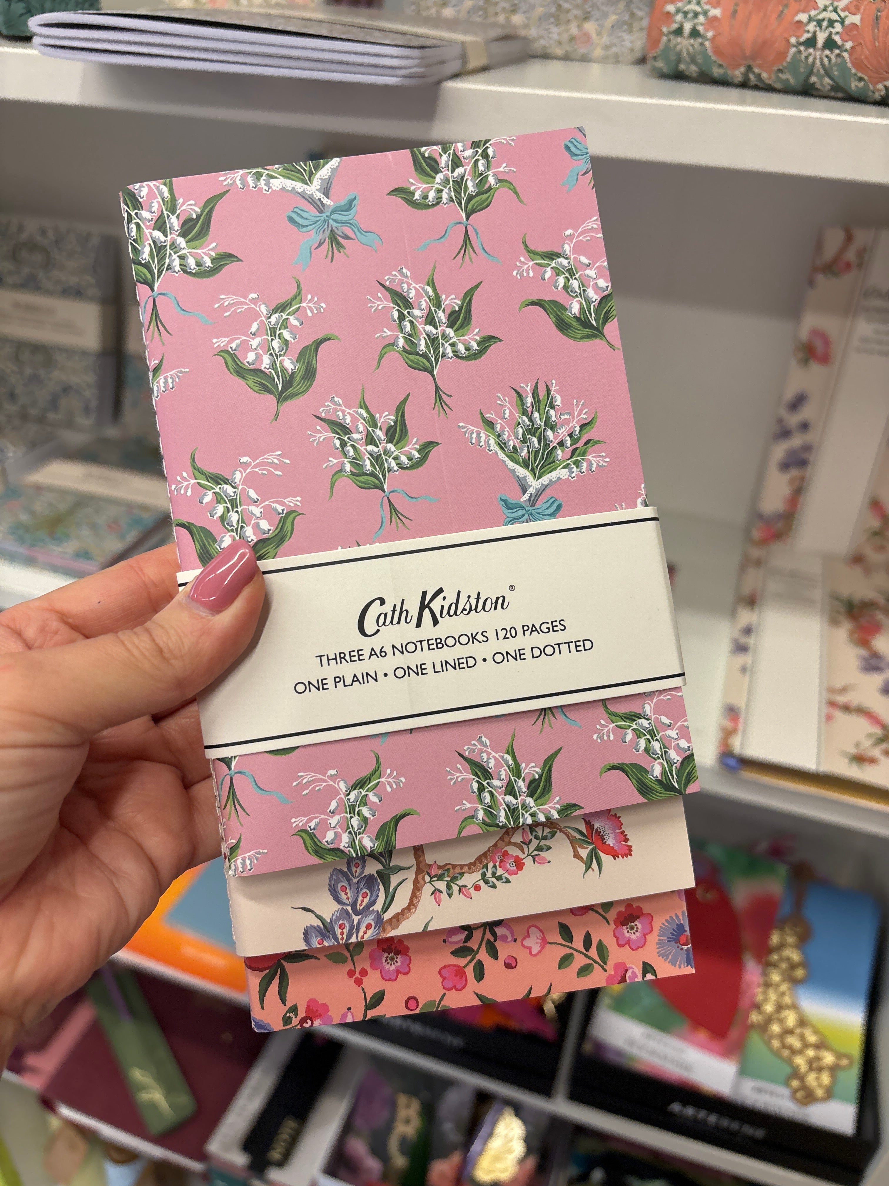 Set di 3 quaderni A6 Cath Kidston - Compatti, versatili e sempre con te