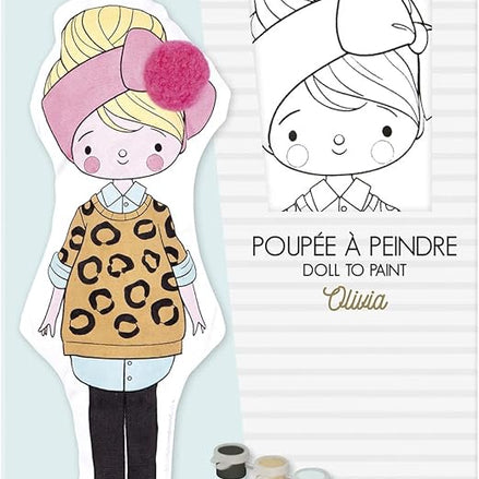 Bambola da colorare - Olivia