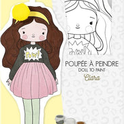 Bambola da colorare - Clara