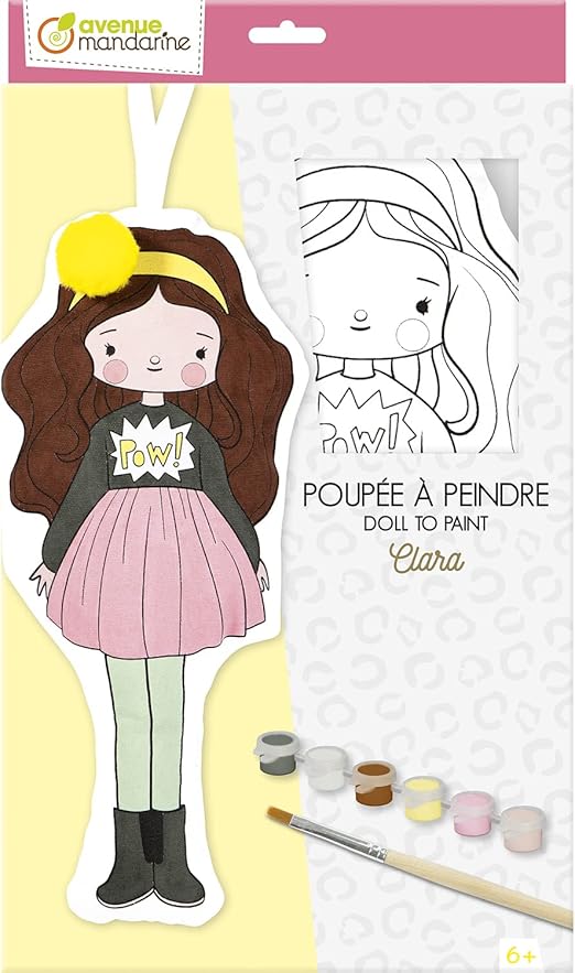 Bambola da colorare - Clara