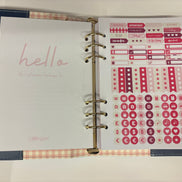 Planner con anelli A5 floreale