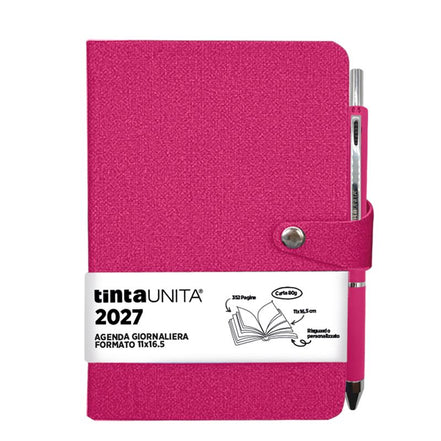 Agenda Giornaliera A6 2027 - Tinta Unita