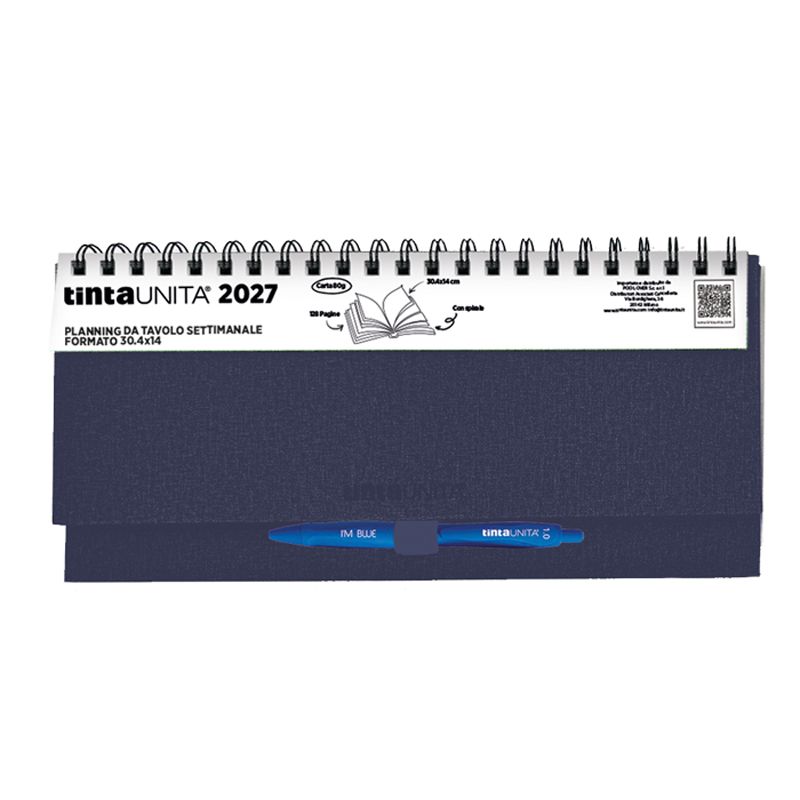 Planner da Tavolo 2027 - Tinta Unita