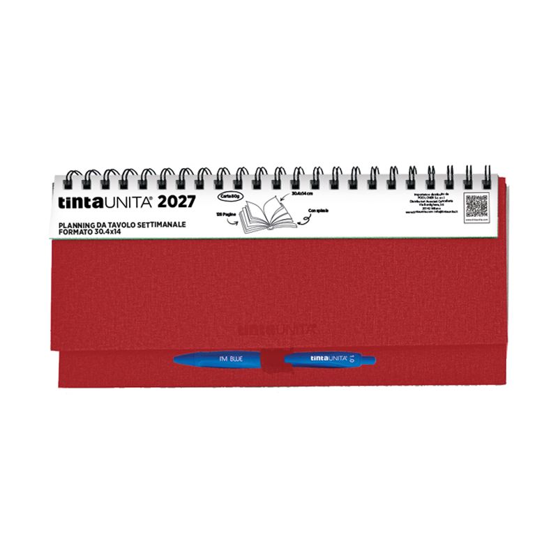 Planner da Tavolo 2027 - Tinta Unita