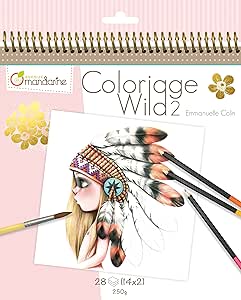 Colouring Book Wild 2 Avenue Mandarine - Creatività per tutta la famiglia