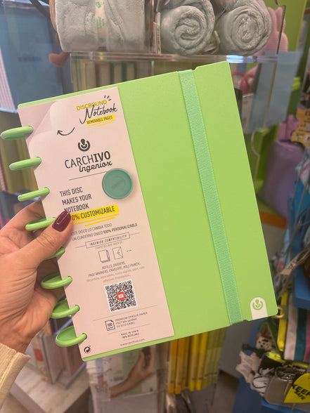 Quaderno A5 INGENIOX® Carchivo - Organizza, personalizza e crea