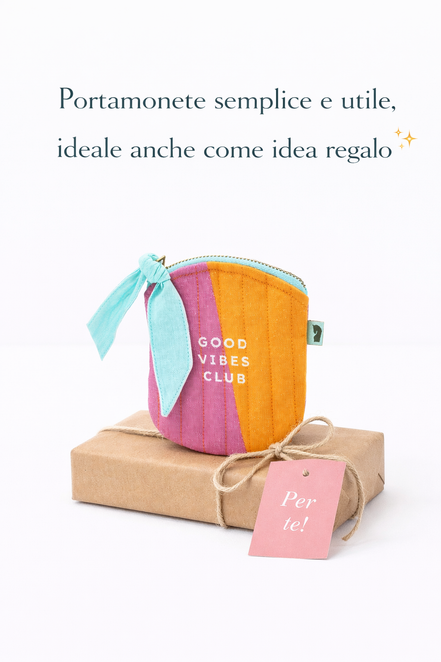 Portamonete semplice e utile, ideale anche come idea regalo

