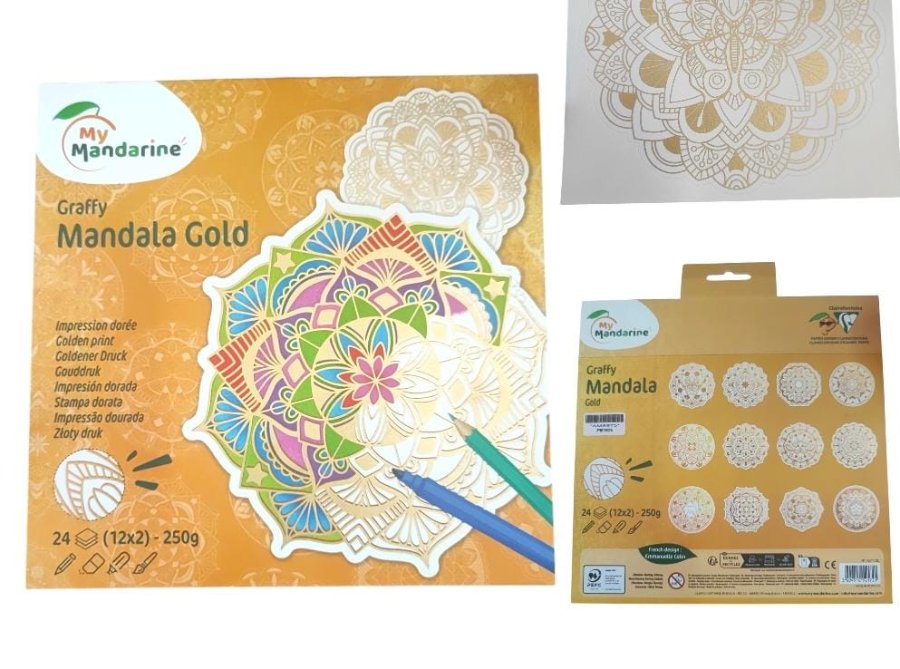 Graffy Mandala Gold - Creativo, raffinatao ed elegante