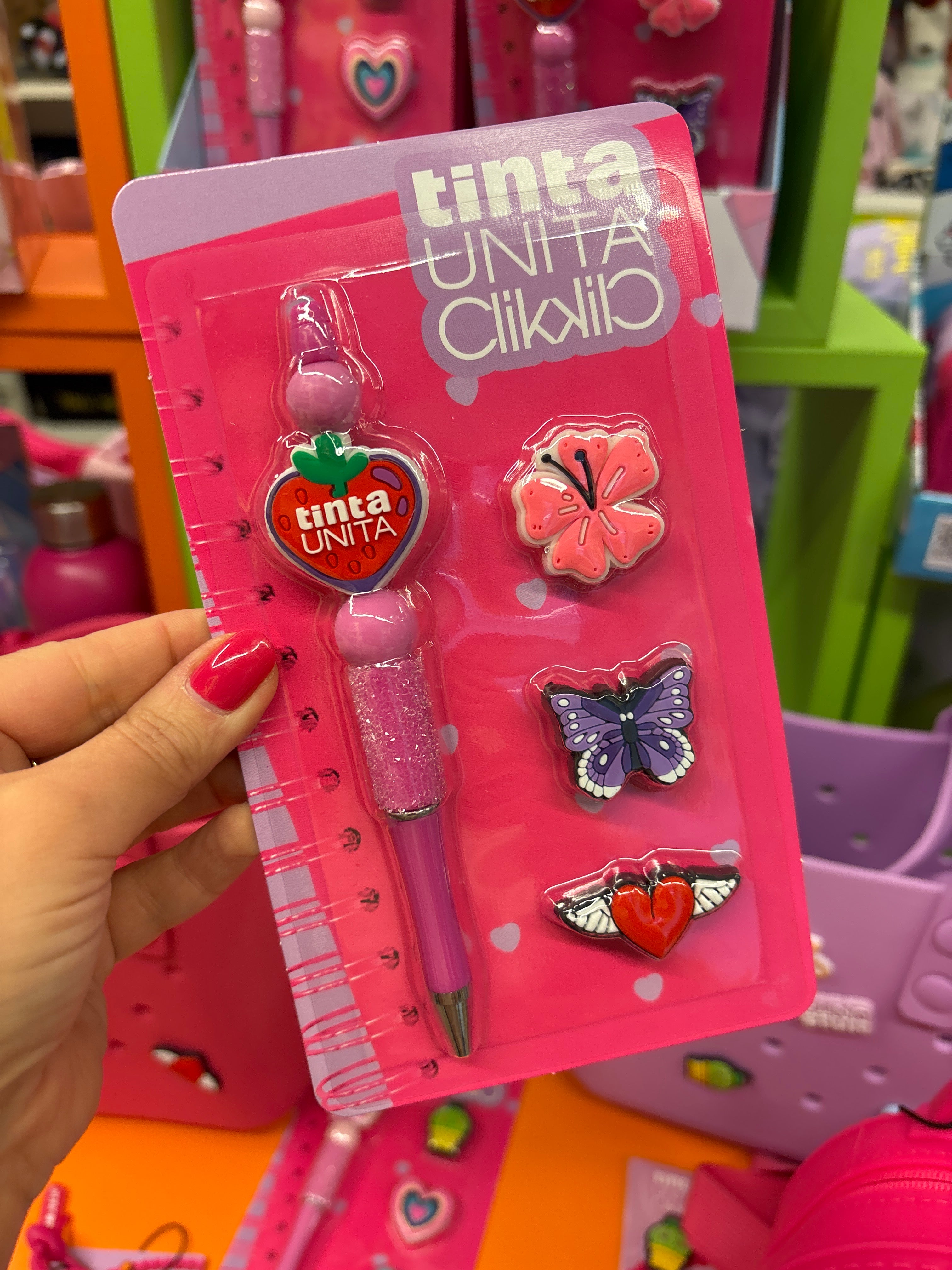 Penna Tinta Unita Click - Un regalo per le bimbe più fashion