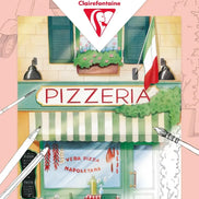 Album da colorare A4 Odelia ShopFronts - Colora, rilassati e crea opere uniche