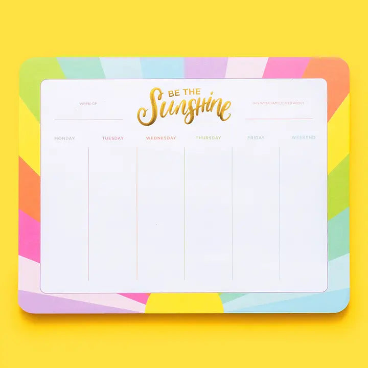 Weekly planner - pianificatore da tavolo settimanale