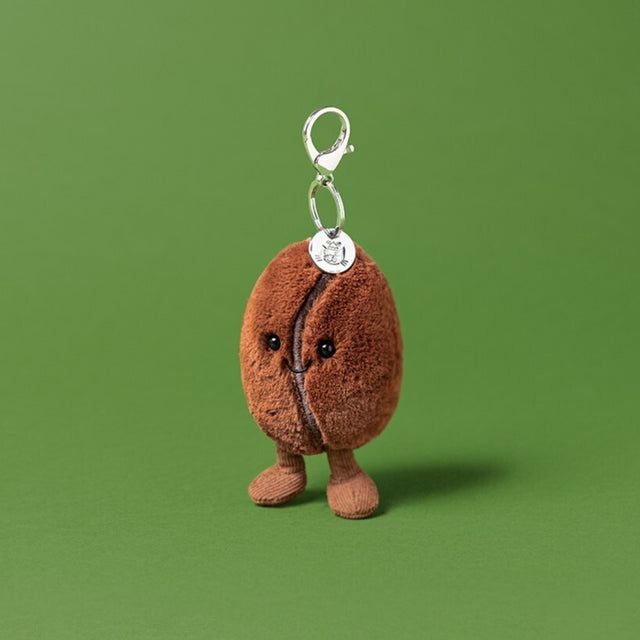 Amuseables coffee bean bag charm - Jellycat