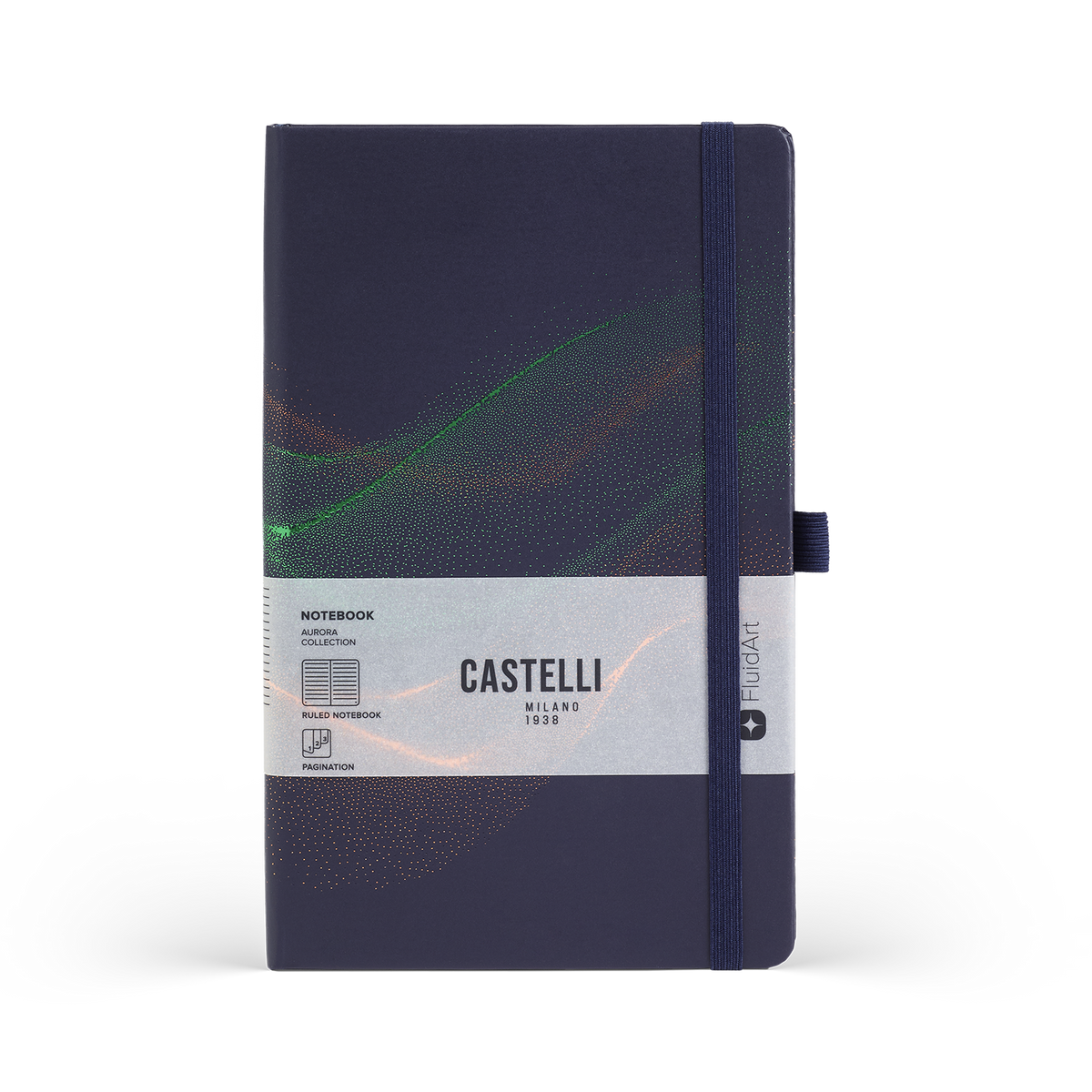 Taccuino A5 Aurora Green Bronze - Castelli