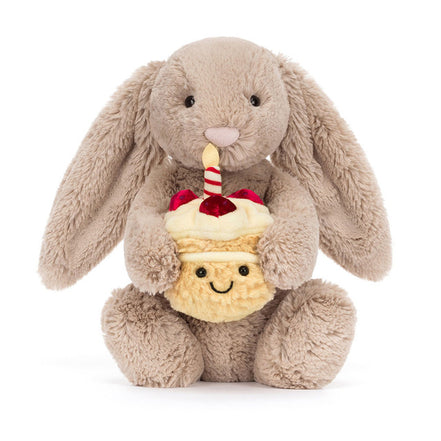 Bashfull Beige Bunny Birthday - Jellycat