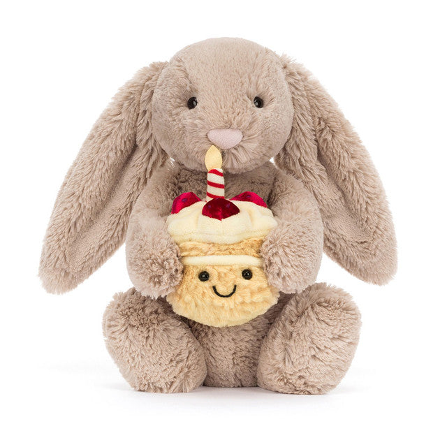 Bashfull Beige Bunny Birthday - Jellycat