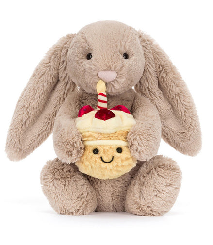 Bashfull Beige Bunny Birthday - Jellycat