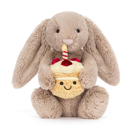 Bashfull Beige Bunny Birthday - Jellycat