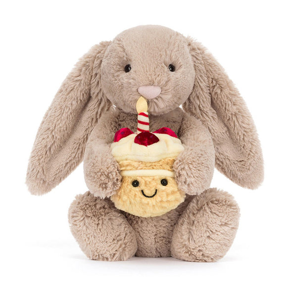 Bashfull Beige Bunny Birthday - Jellycat