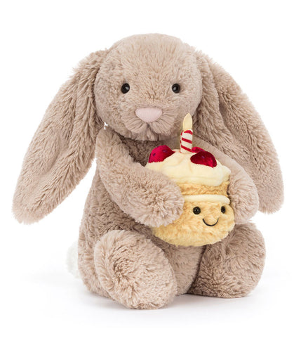 Bashfull Beige Bunny Birthday - Jellycat