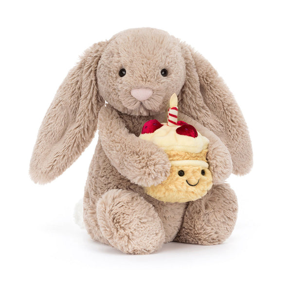 Bashfull Beige Bunny Birthday - Jellycat