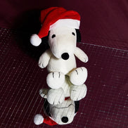 Snoopy con Cappellino di Natale 17 CM - Bon Ton Toys