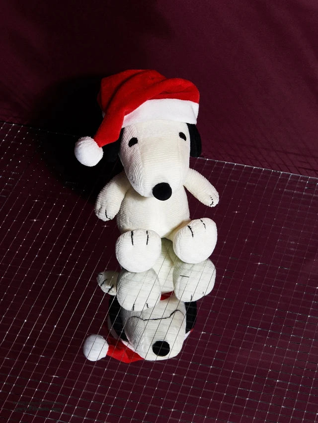 Snoopy con Cappellino di Natale 17 CM - Bon Ton Toys