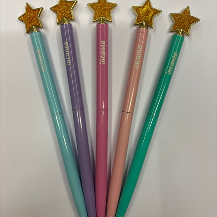 Penna con stellina dorata - Incanta