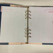 Planner con anelli A5 floreale
