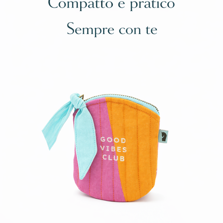 Portamonete compatto e pratico per l’uso quotidiano
