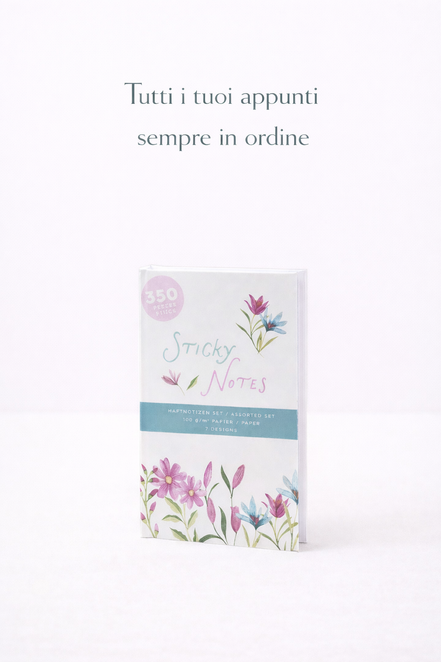 Sticky note book per organizzare appunti e promemoria in modo semplice
