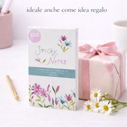 Sticky note book pratico e colorato, ideale anche come idea regalo
