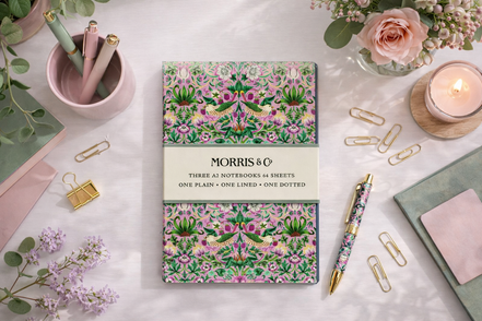 Set di 3 quaderni A6 - Compatti, versatili e pieni di stile