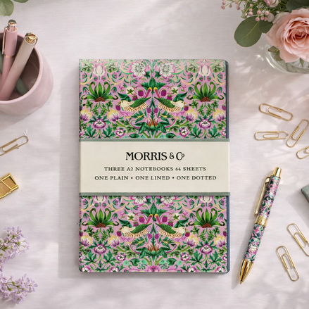 Set di 3 quaderni A6 - Compatti, versatili e pieni di stile