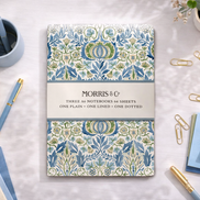 Set di 3 quaderni A6 Morris&Co - Compatti, versatili e sempre con te