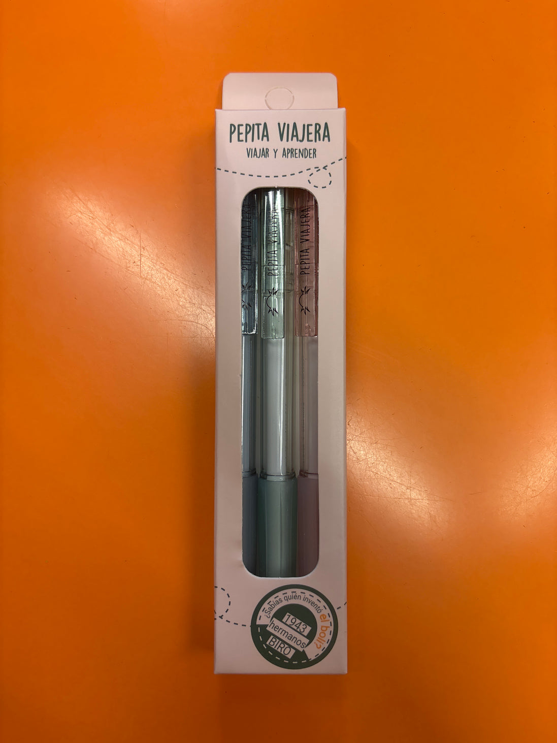 Set 3 penne gel Pepita Viajera - Precisione Per Ogni Parola