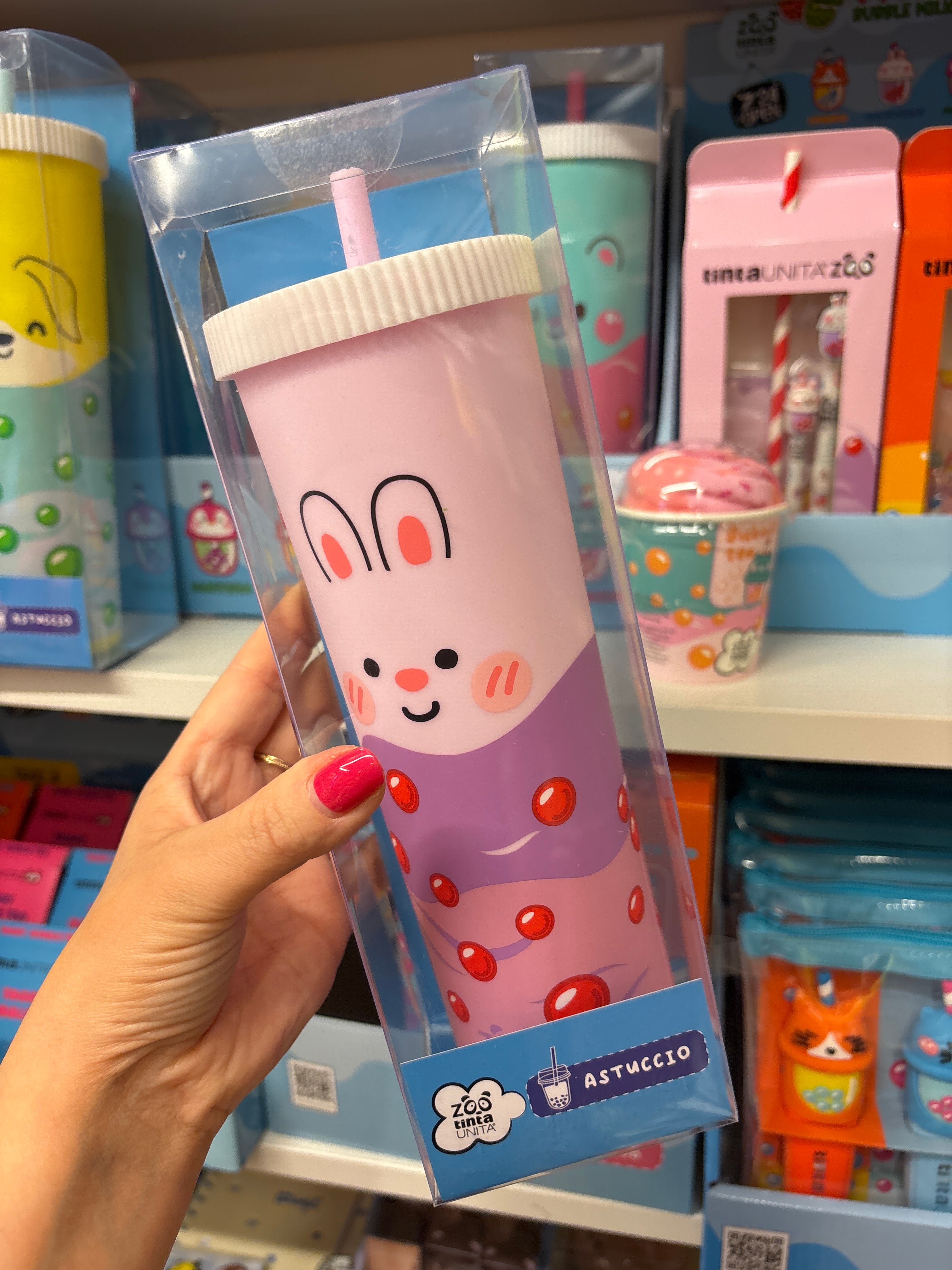 Astucci in silicone Bubble Tea Tinta Unita Zoo - Organizzati con stile